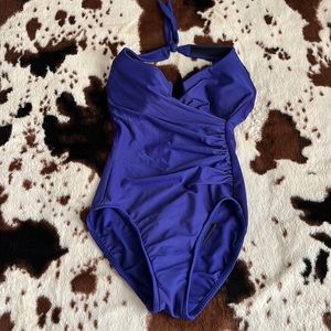 Navy/ Purple shade Bathing suit